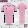 Quần áo bóng đá màu hồng
