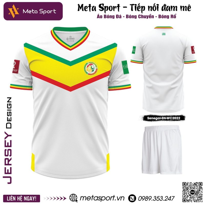 Mẫu áo đấu đội tuyển Senegal