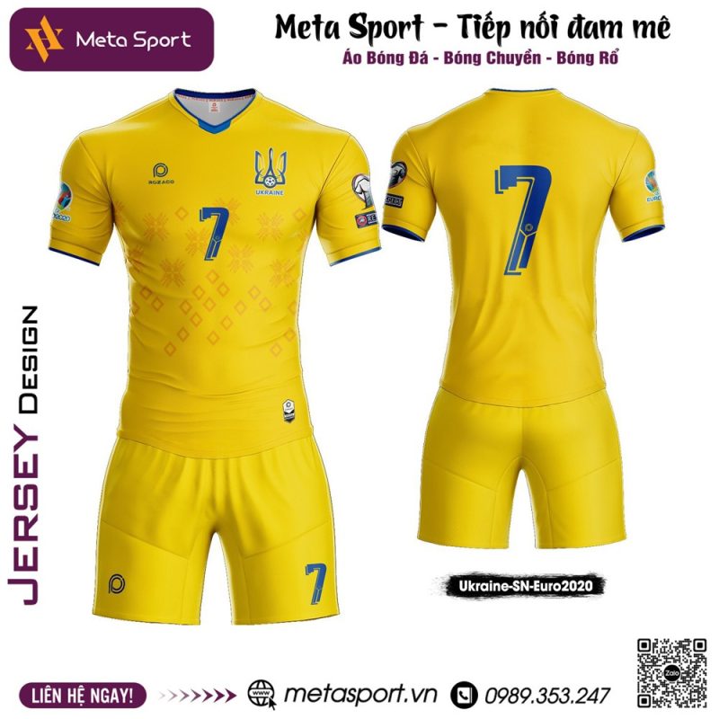 Mẫu áo đấu đội tuyển Ukraine